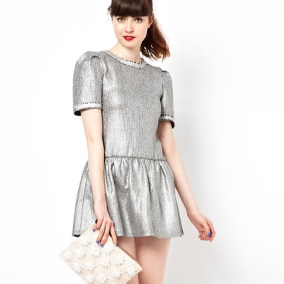 Sister Jane Dresses & Skirts - Sister Jane Tweed Dress with Drop Waist